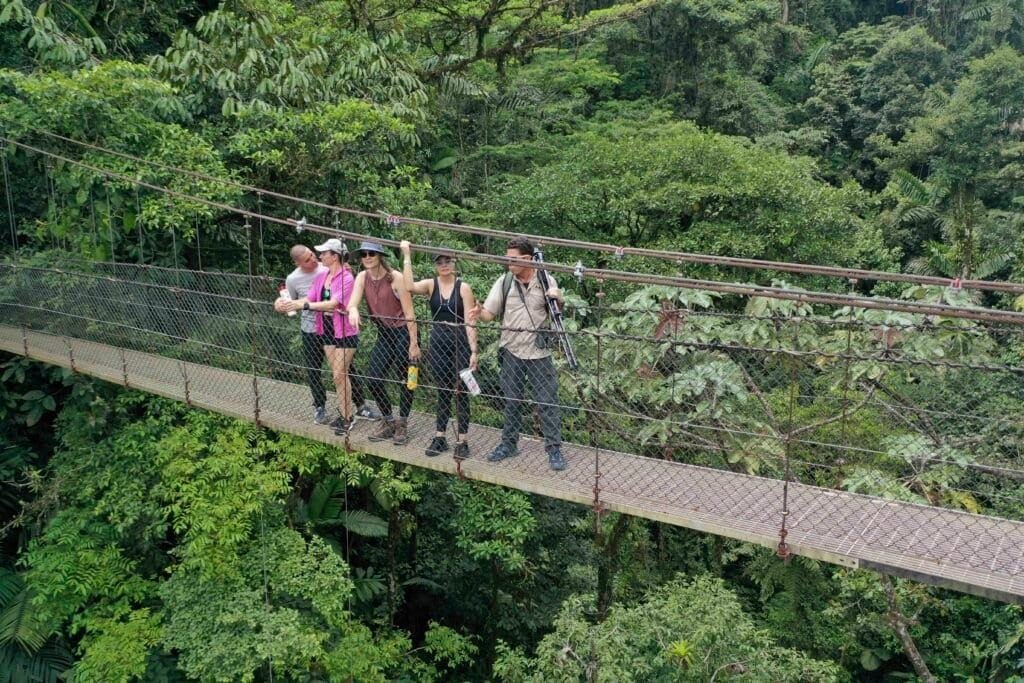 HANGING BRIDGES LA FORTUNA COSTA RICA-ARENAL VOLCANO