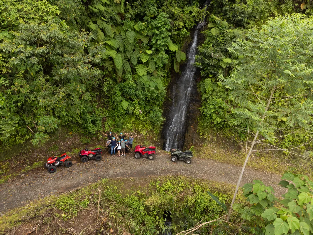 Wild Escape: ATV Adventure & Waterfall Oasis in Arenal Costa Rica